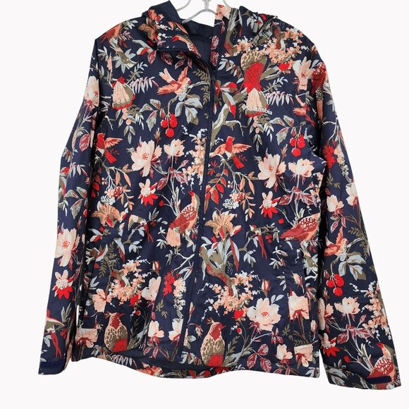 Columbia Jackets & Blazers - Columbia Womens Large Inner Limits II Rain Jacket Nocturnal Birds Floral